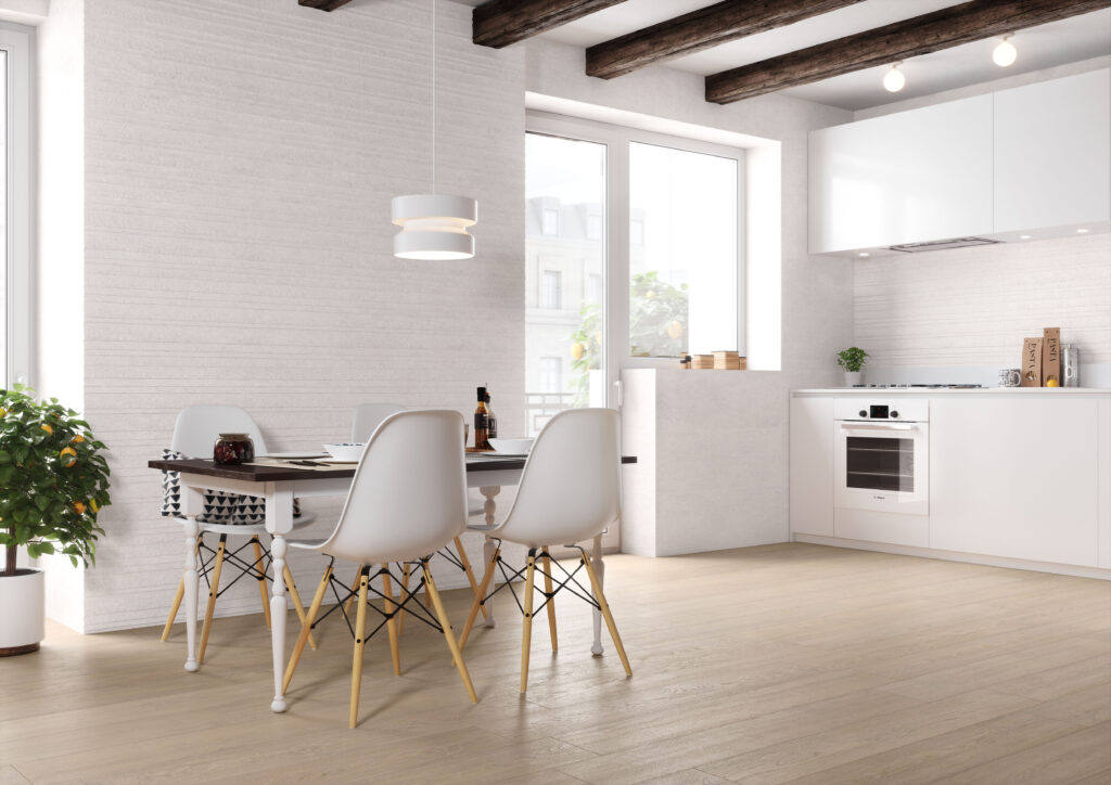 ESSENCE PORCELAIN - ERTA-SILVER100-R_ERTA-SILVER-DECOR100-R_ESSENCE-TAUPE-19,5_AMB1